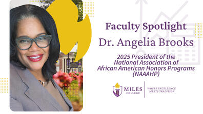 Dr. Angelia Brooks Facualty Spotlight Web