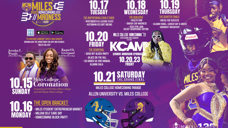Miles College Homecoming Schedule 2023