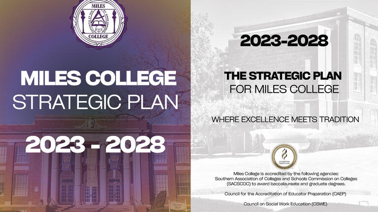 Miles College Strategic Plan 2023-2028 Cover for Site