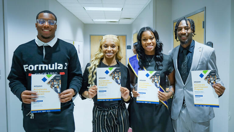 Miles students Amazon