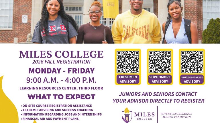 Miles College Fall 2026 Registration