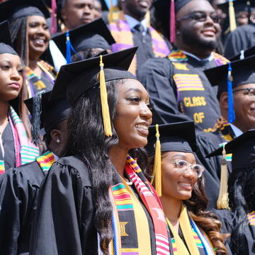 Student and Group Background Graduation 2022