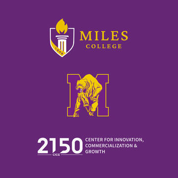 Miles College Logos in 1 Purple