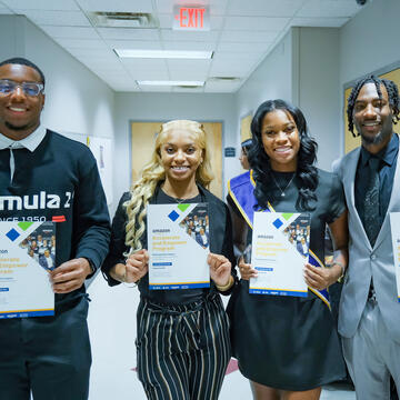 Miles students Amazon