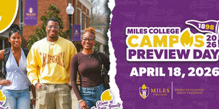 Miles College Preview Day Form Banner 2026